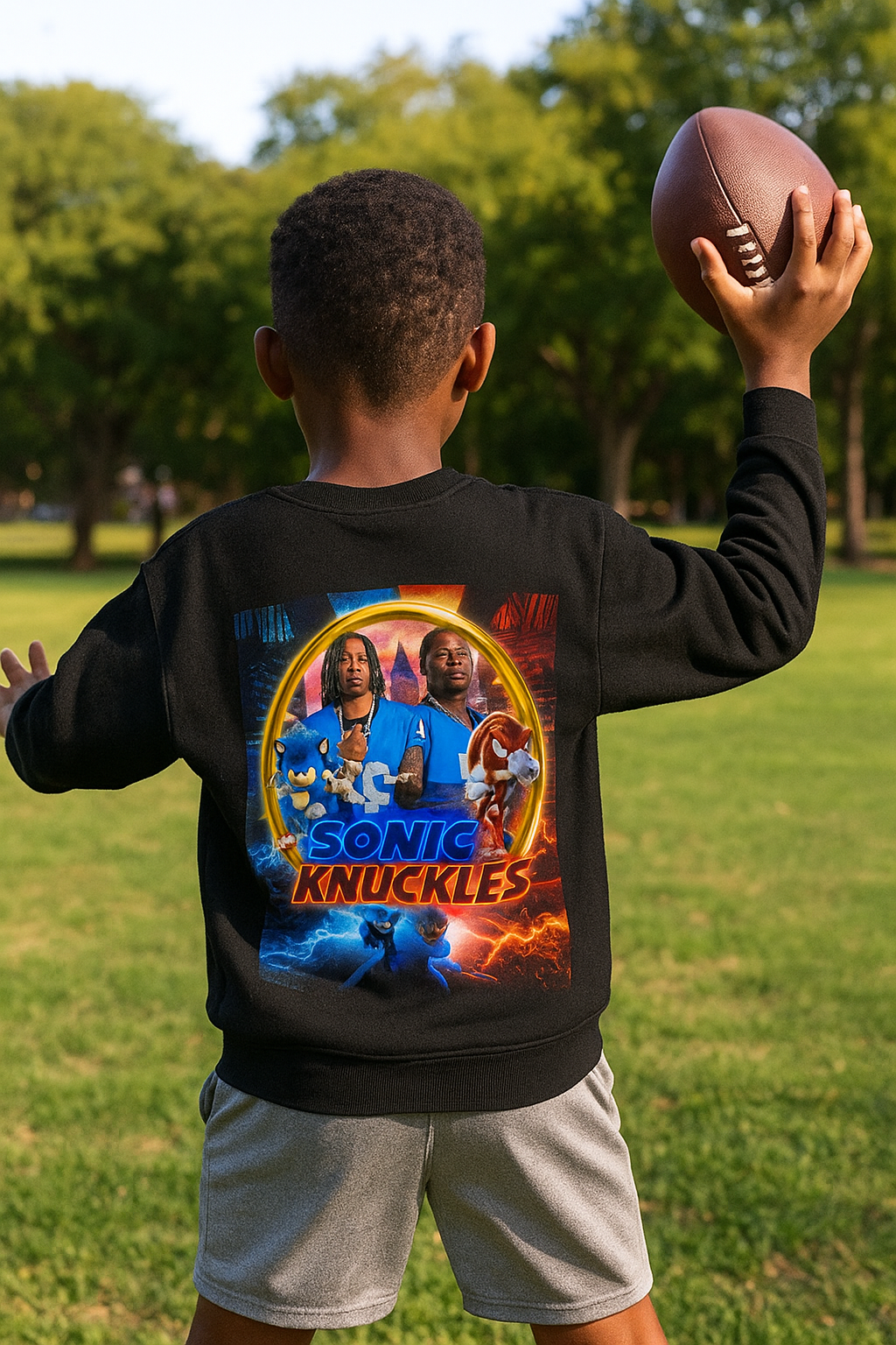 Sonic and Knuckles Lions Crewneck Sweatshirt