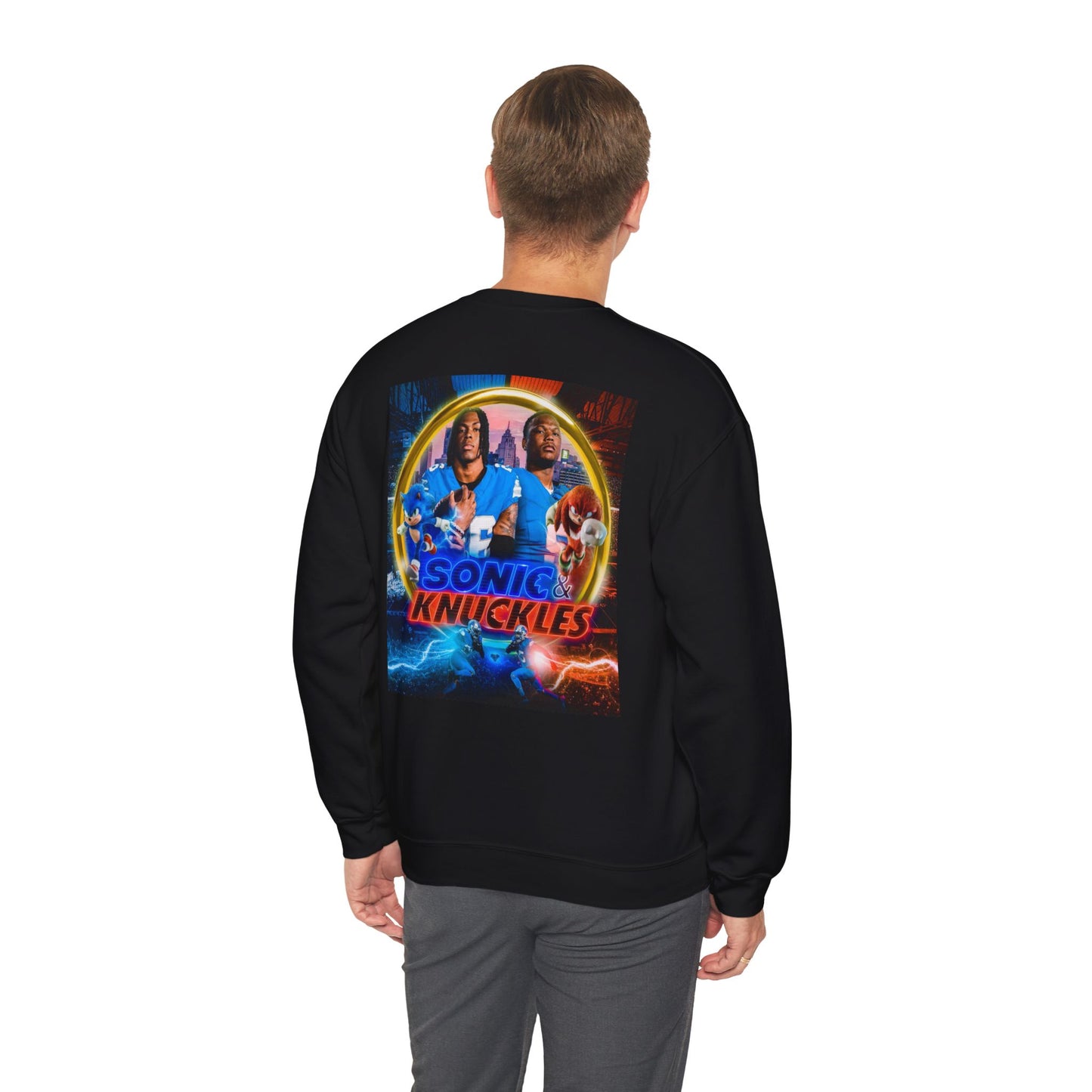 Sonic and Knuckles Lions Crewneck Sweatshirt