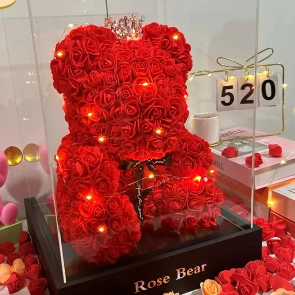 Eternal Rose Teddy Bear – A Symbol of Everlasting Love!