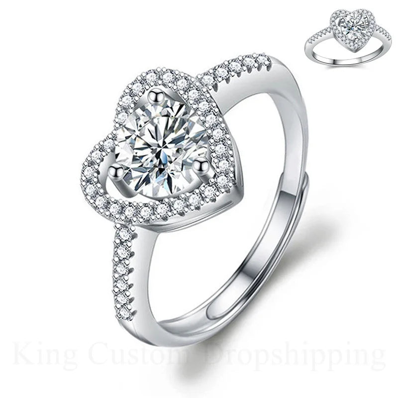 Diamond Rings in Luxury Rose Ring Box The Ultimate Expression of Love